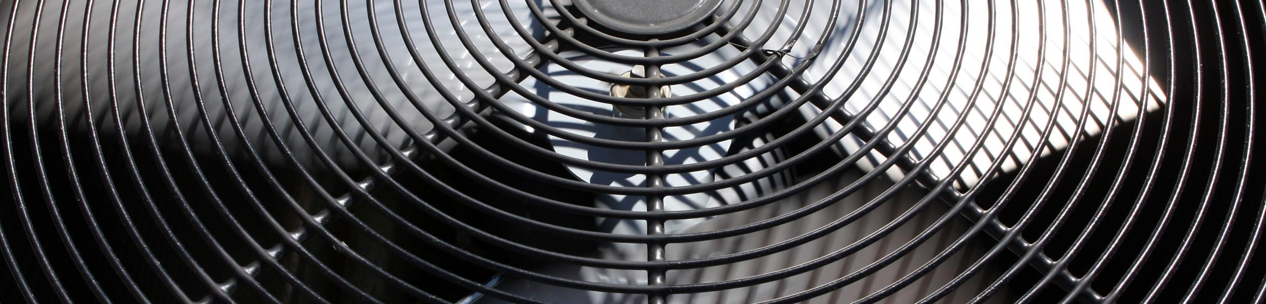 image of an AC unit fan